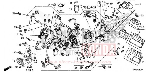 WIRE HARNESS NC750XDJ de 2018
